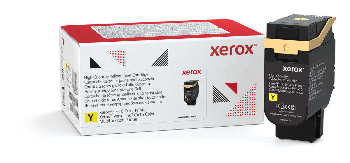 Xerox C410 / VersaLink C415 gul tonerkassett
