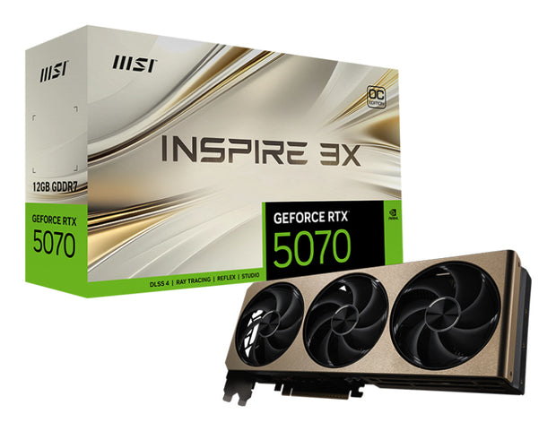 MSI GeForce RTX 5070 12G INSPIRE 3X OC NVIDIA