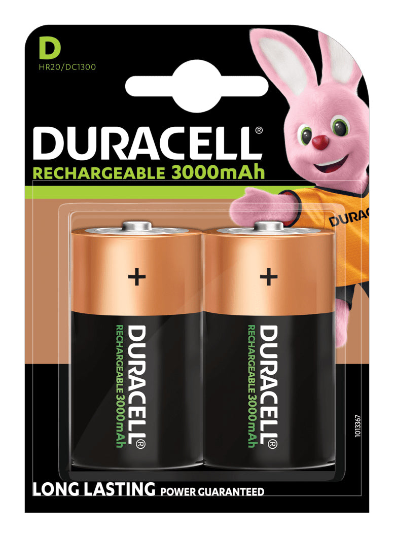 Duracell 5000394055995 hushållsbatteri Laddningsbart batteri D Nickel-metallhydrid