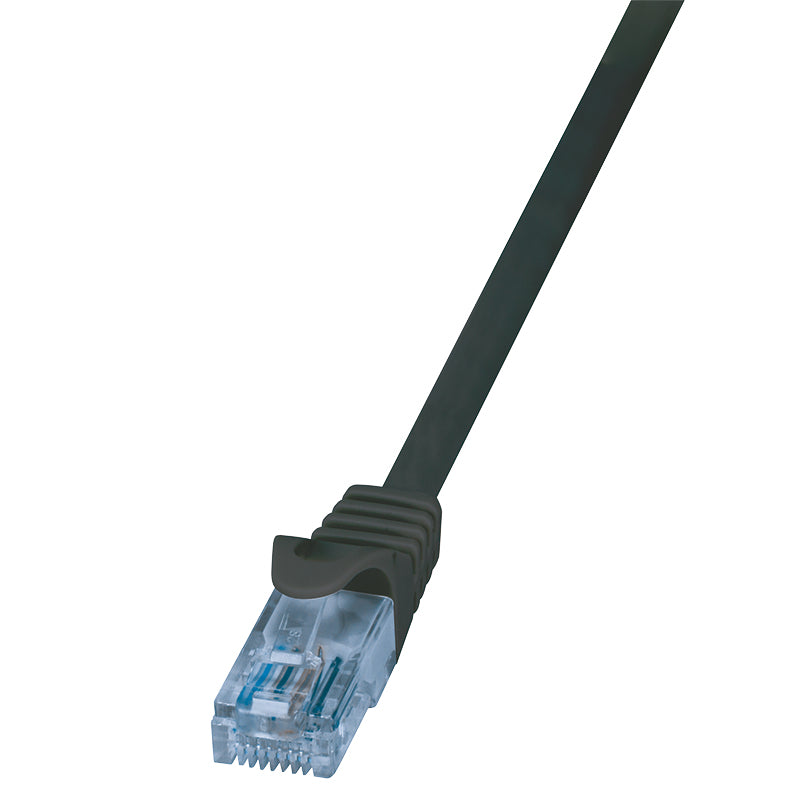 LogiLink CP3053U nätverkskablar Svart 2 m Cat6a U/UTP (UTP)