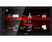 JVC KW-M180DBT radio/digitalmottagare för bil Svart 180 W
