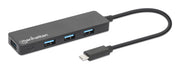 Manhattan 164924 dockningsstationer för bärbara datorer USB 3.2 Gen 1 (3.1 Gen 1)