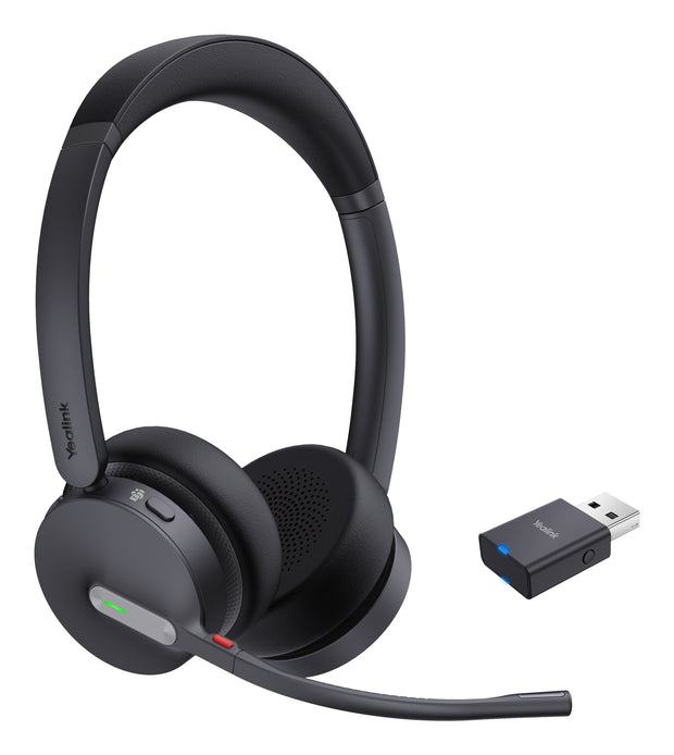 Yealink WH64 Hybrid Dual Teams Headset Trådlös Huvudband Kontor/callcenter Micro-USB