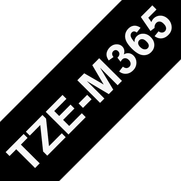 Brother TZE-M365 etikett-tejp Vit på svart