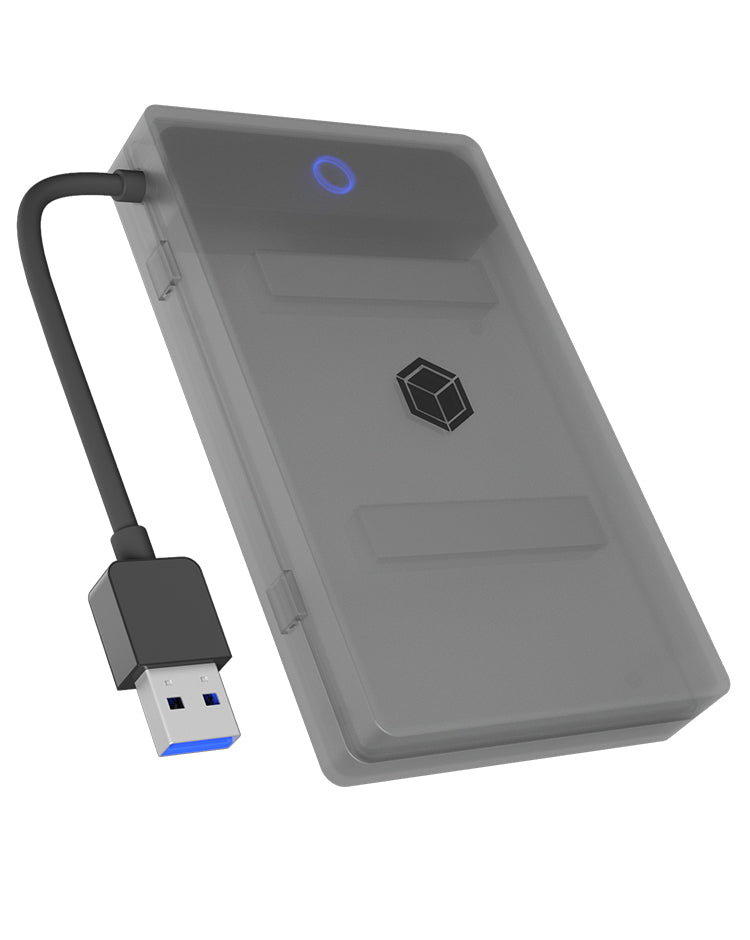 ICY BOX IB-AC603b-U3 HDD- / SSD kabinett Antracit