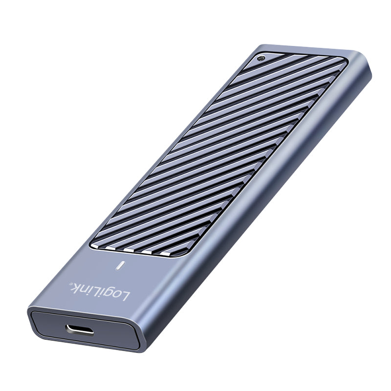 LogiLink UA0435 Hölje för lagringsenheter SSD-inkapsling Grå M.2