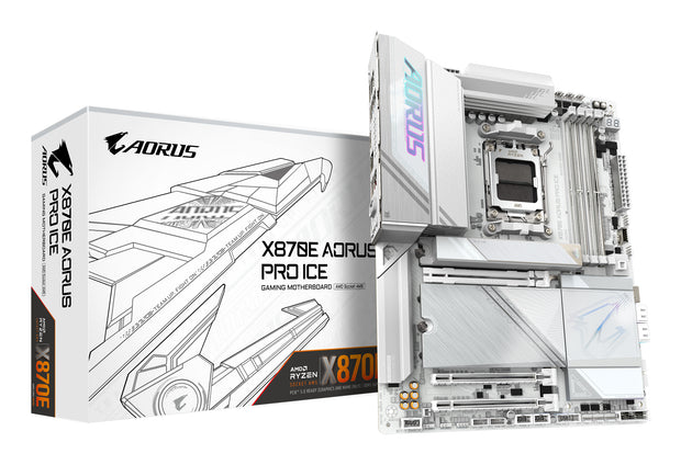 GIGABYTE X870E AORUS PRO ICE moderkort AMD X870E AM5-sockel ATX