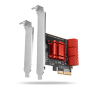 Axagon PCES-SA6 nätverkskort/adapters Intern SATA