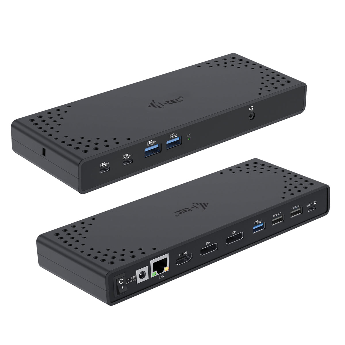i-tec C31TRIPLE4KDOCKPD dockningsstationer för bärbara datorer Kabel USB 3.2 Gen 1