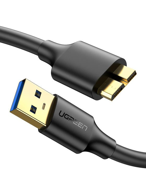 Ugreen 10841 USB-kablar USB 3.2 Gen 1 (3.1 Gen 1) 1 m USB A Micro-USB B Svart