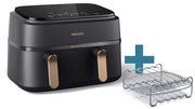 Philips 3000 series NA352/04 Airfryer med dubbla korgar