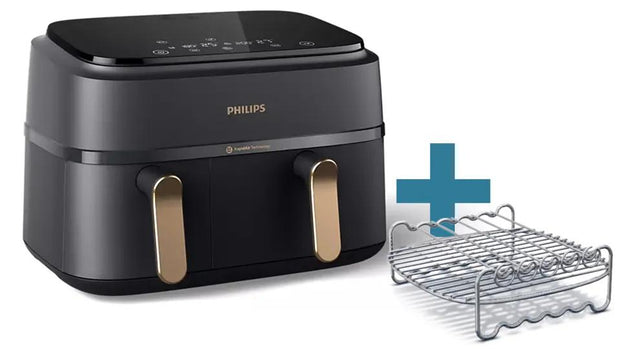 Philips 3000 series NA352/04 Airfryer med dubbla korgar