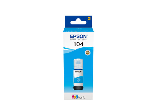 Epson 104 EcoTank Cyan ink bottle (WE) - Bläckstråleskrivare