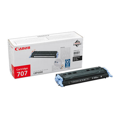Canon 707 Black Toner Cartridge Tonerkassett Original Svart