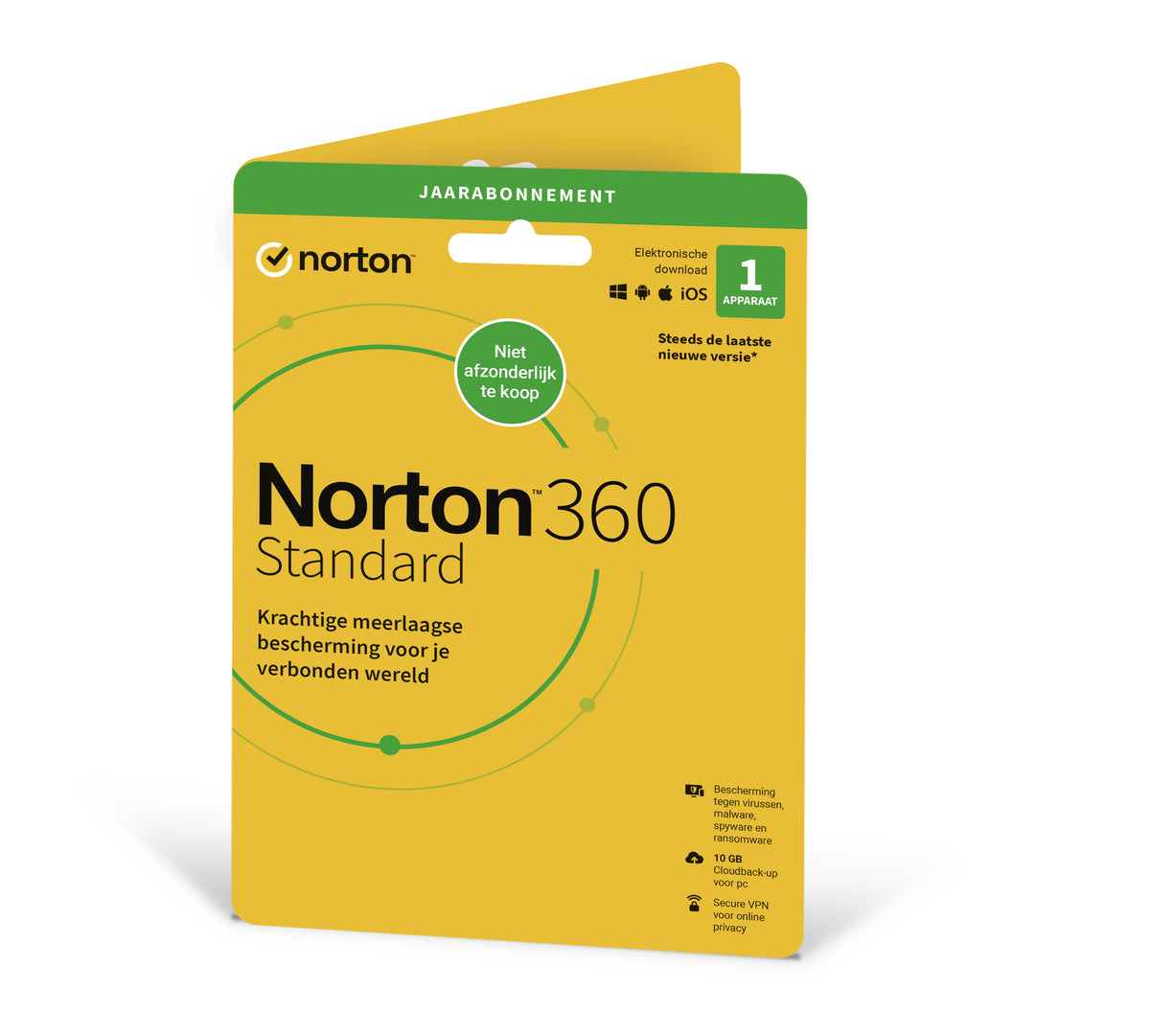 Norton 360 Standard Virusskydd Bas Nederländska 1 licens/-er 1 År