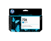 HP 728 130 ml cyan DesignJet-bläckpatron
