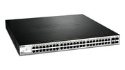 D-Link DGS-1210-52MP hanterad L2 Gigabit Ethernet (10/100/1000) Strömförsörjning via