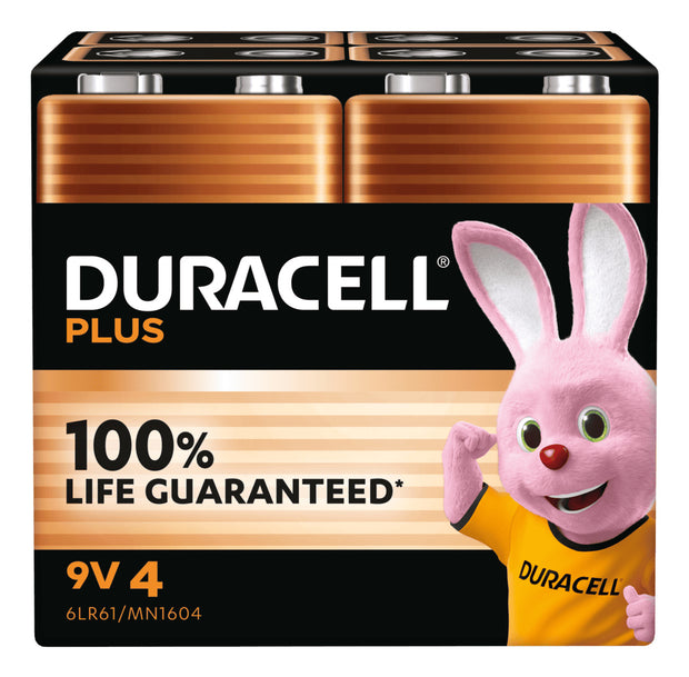Duracell Plus Power Engångsbatteri 9V Alkalisk