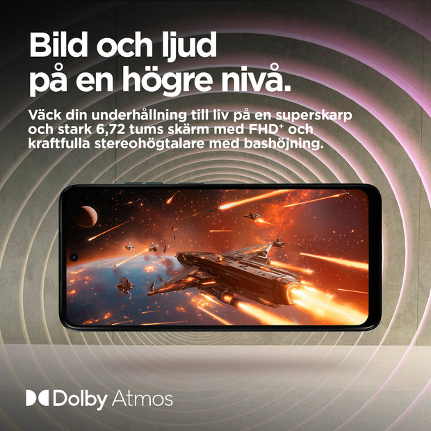 Motorola moto g15 - 128 GB - Marinblå