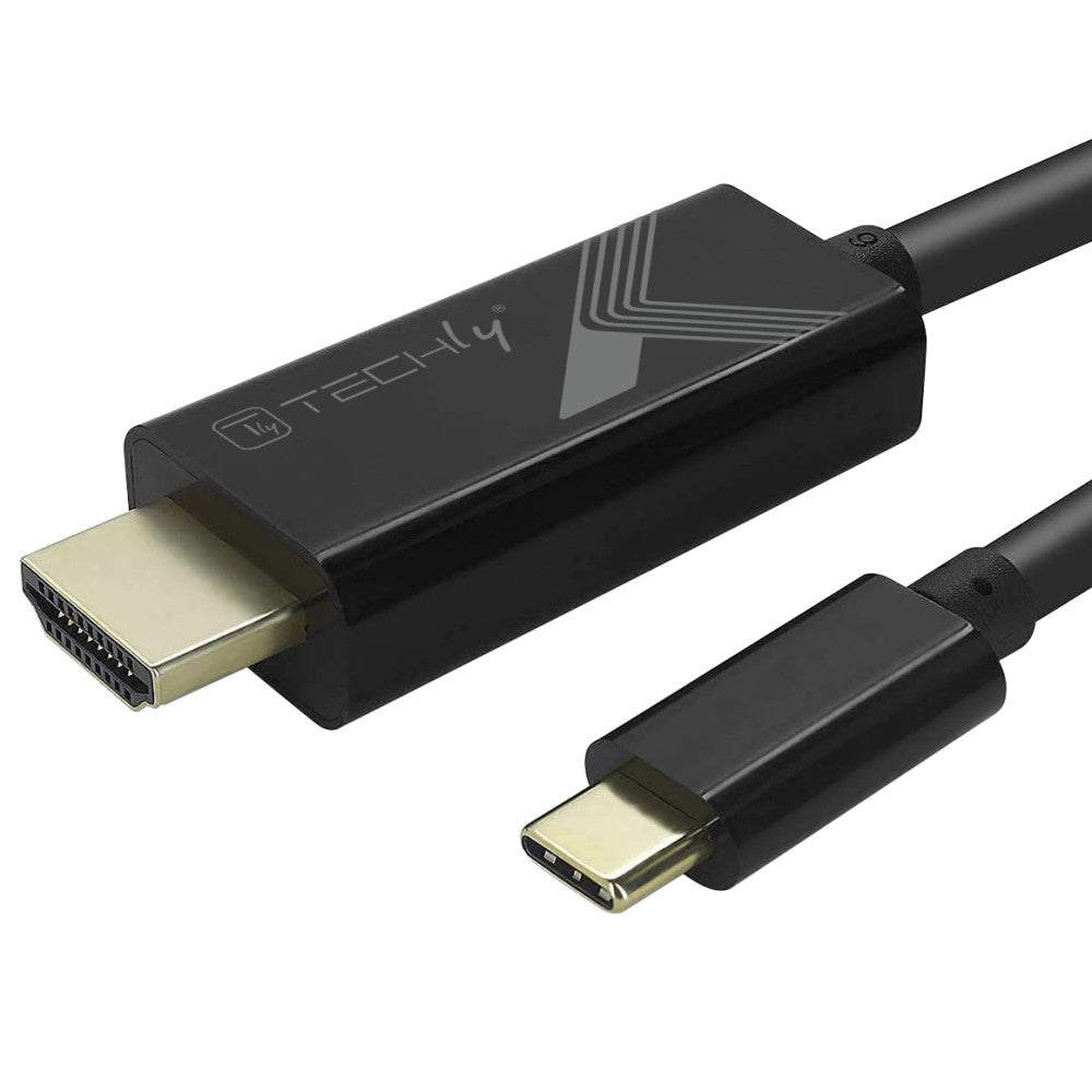 Techly IADAP USBC-HDMI2TY USB-grafikadapter 3840 x 2160 pixlar Svart