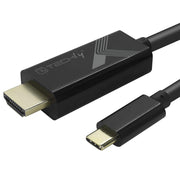 Techly IADAP USBC-HDMI2TY USB-grafikadapter 3840 x 2160 pixlar Svart