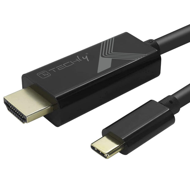 Techly IADAP USBC-HDMI2TY USB-grafikadapter 3840 x 2160 pixlar Svart