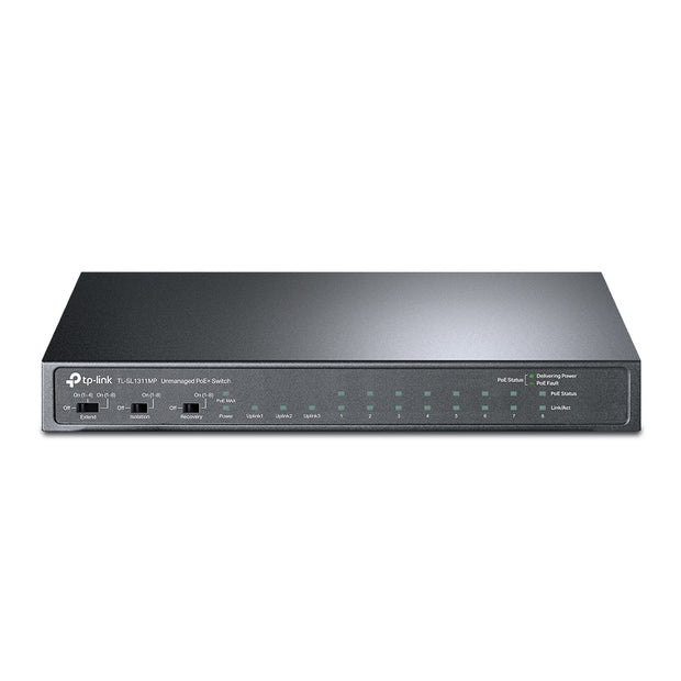 TP-Link TL-SL1311MP nätverksswitchar Ohanterad Fast Ethernet (10/100) Strömförsörjning via Ethernet (PoE)