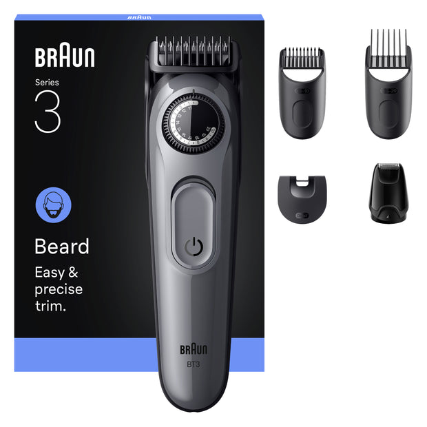 Braun BeardTrimmer 3 80789789 skäggtrimmer AC/Batteri 20
