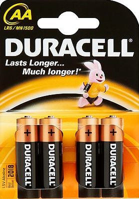 Duracell AA LR6 Engångsbatteri Alkalisk hushållsbatterier