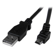 StarTech.com USBAMB2MD USB-kablar USB 2.0 2 m USB A Mini-USB B 0,48 Gbit/s Svart
