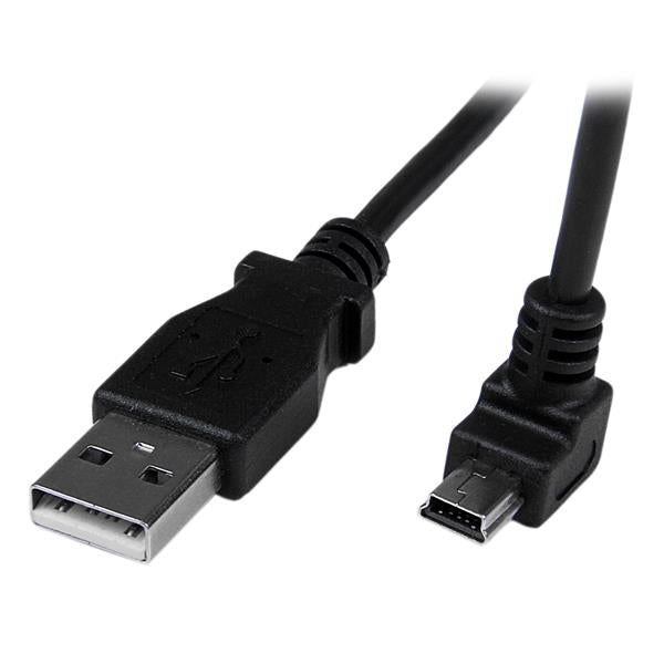 StarTech.com USBAMB2MD USB-kablar USB 2.0 2 m USB A Mini-USB B 0,48 Gbit/s Svart