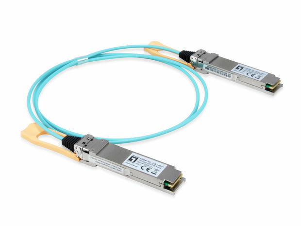 LevelOne AOC-0501 transceiver-moduler för nätverk Fiberoptik 103100 Mbit/s QSFP28