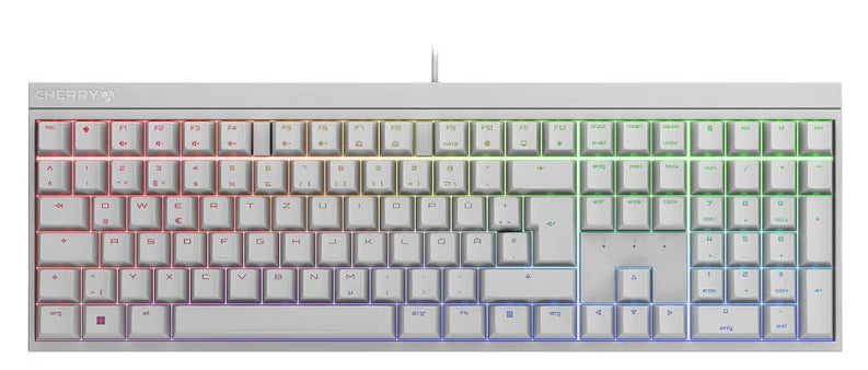 CHERRY MX 2.0S tangentbord Spela USB QWERTZ tyska Vit