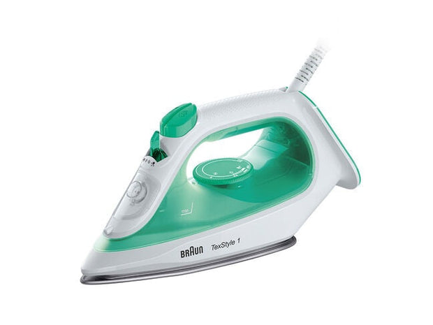 Braun TexStyle 1 SI 1040 GR Ångstrykjärn Keramisk stryksula 2000 W Grön