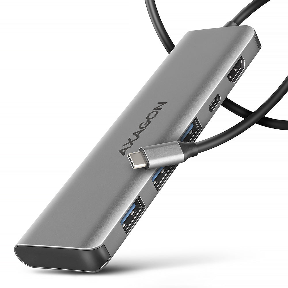 Axagon HMC-5H USB-C 3.2 Gen 1 hub 3x USB-A 4K HDMI PD 100W