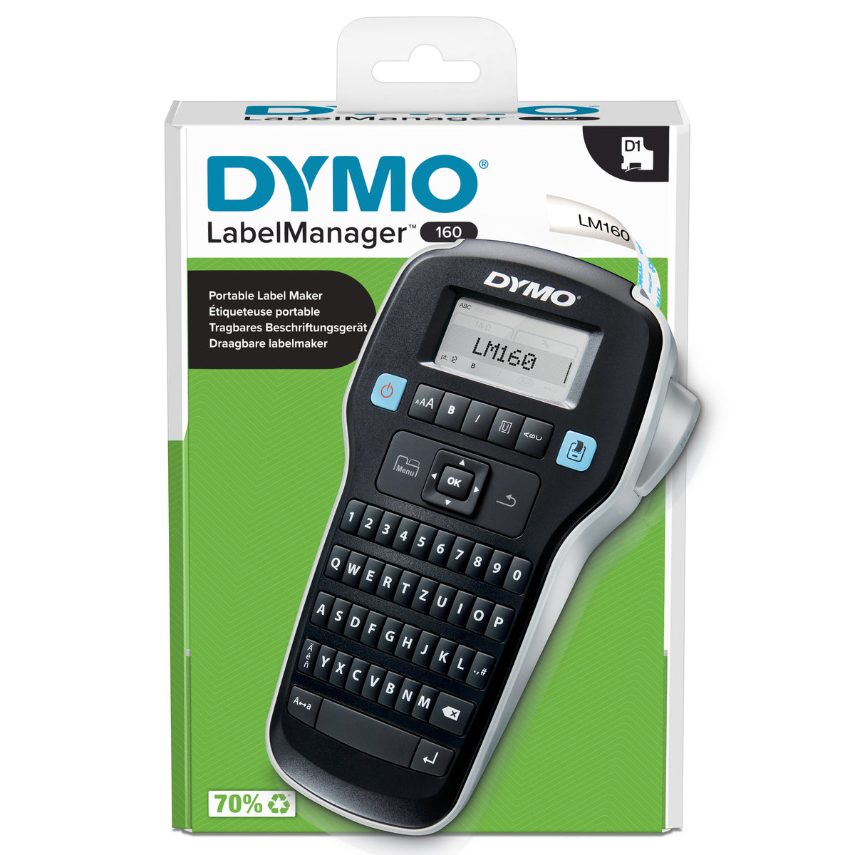 DYMO LabelManager 160 QWERTZ - Termal transfer