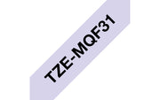 Brother TZE-MQF31 etikett-tejp Svart