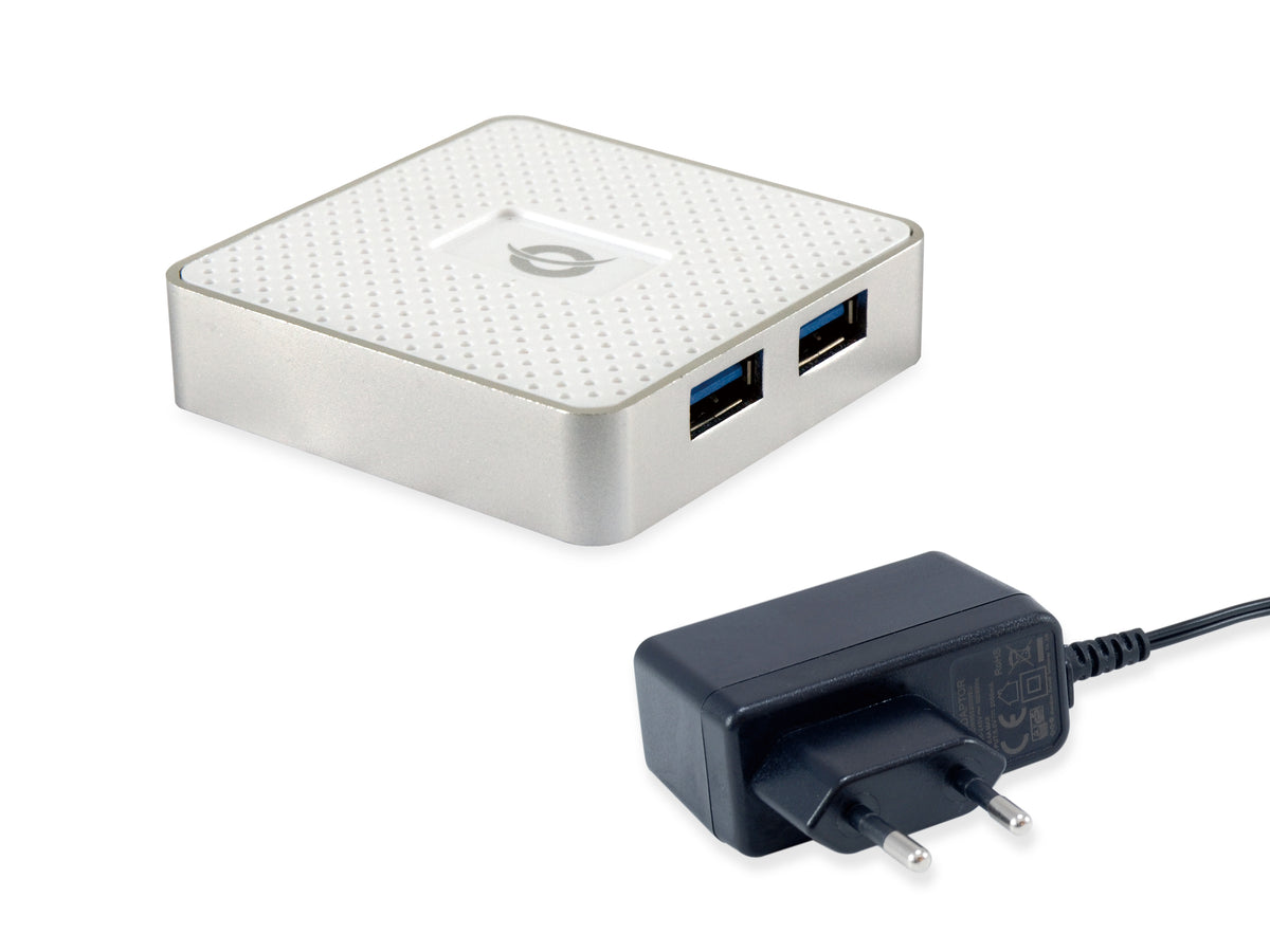 Conceptronic HUBBIES03W gränssnittshubbar USB 3.2 Gen 1 (3.1 Gen 1) Micro-B 5000