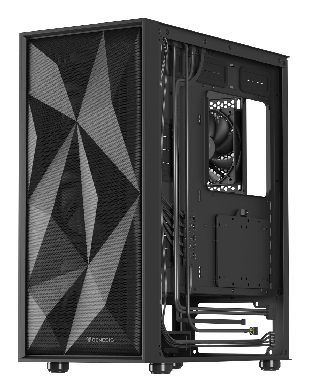 GENESIS Diaxid 605F Midi Tower Svart
