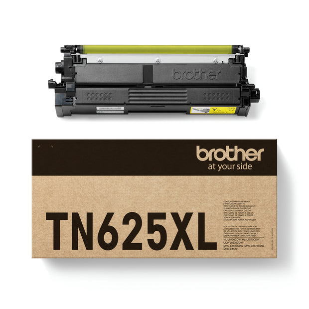 Brother TN-625XLY Tonerkassett Original Gul