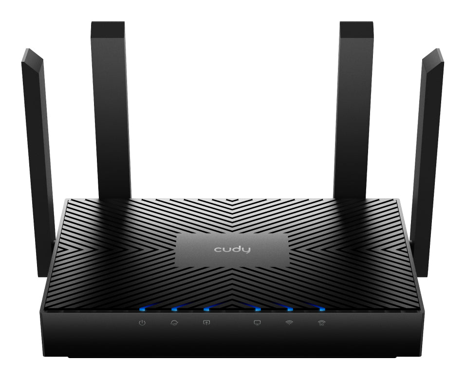 Cudy WR3000 trådlös router Gigabit Ethernet Dual-band (2,4 GHz / 5 GHz) Svart