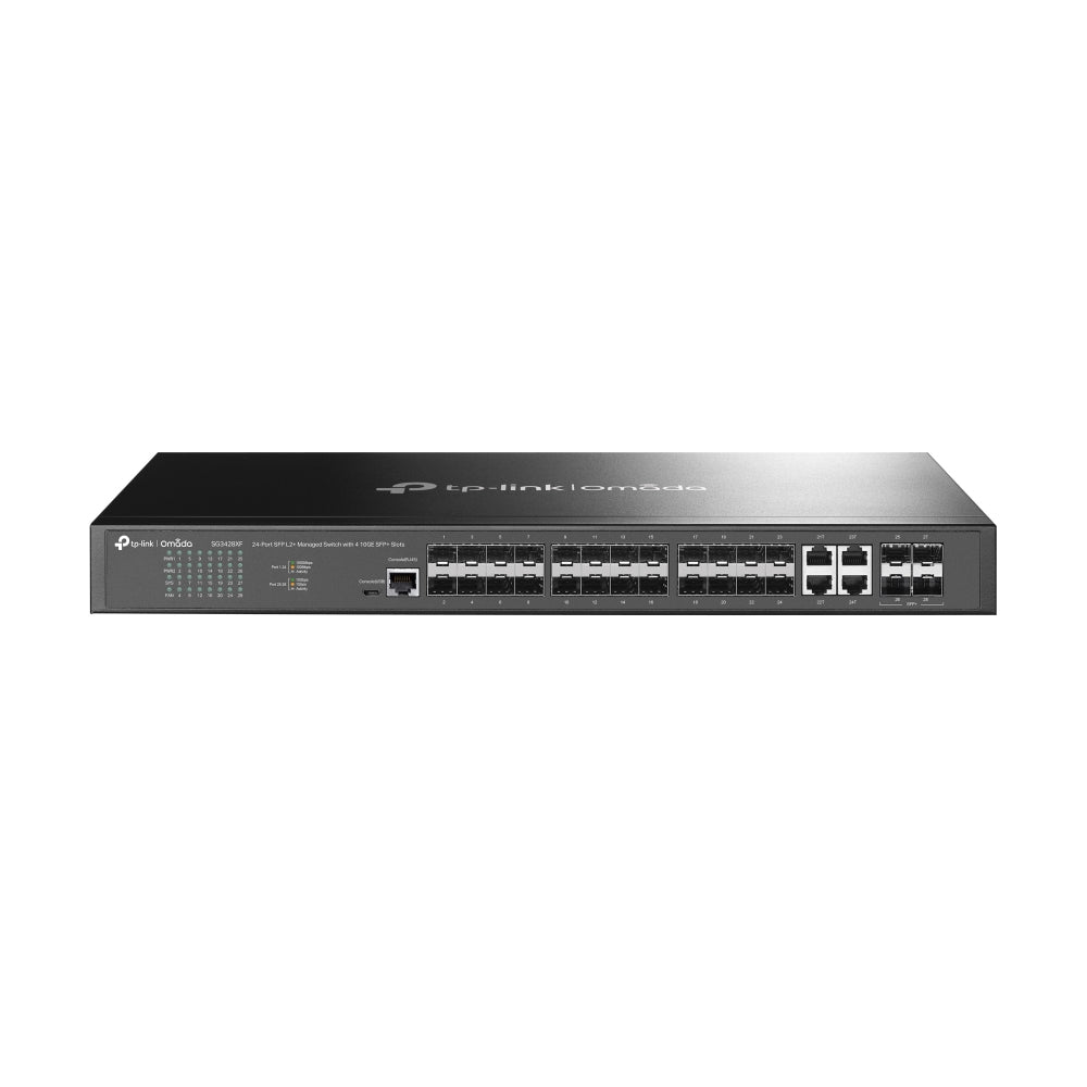 TP-Link Omada TL-SG3428XF hanterad L2+ 1U Svart