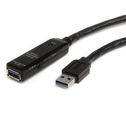 StarTech.com USB3AAEXT3M USB-kablar USB 3.2 Gen 1 (3.1 Gen 1) 3 m USB A Svart