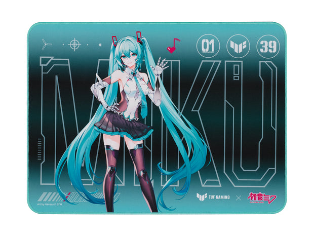 ASUS TUF Gaming P1 Hatsune Miku Edition Spelmusmatta Turkos