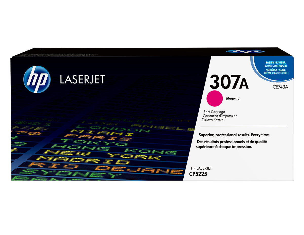 HP 307A magenta LaserJet-tonerkassett