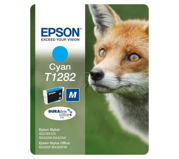 Epson Fox Enpack cyan T1282 DURABrite Ultra-bläck