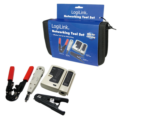 LogiLink WZ0012 verktygssats för kabelpreparering