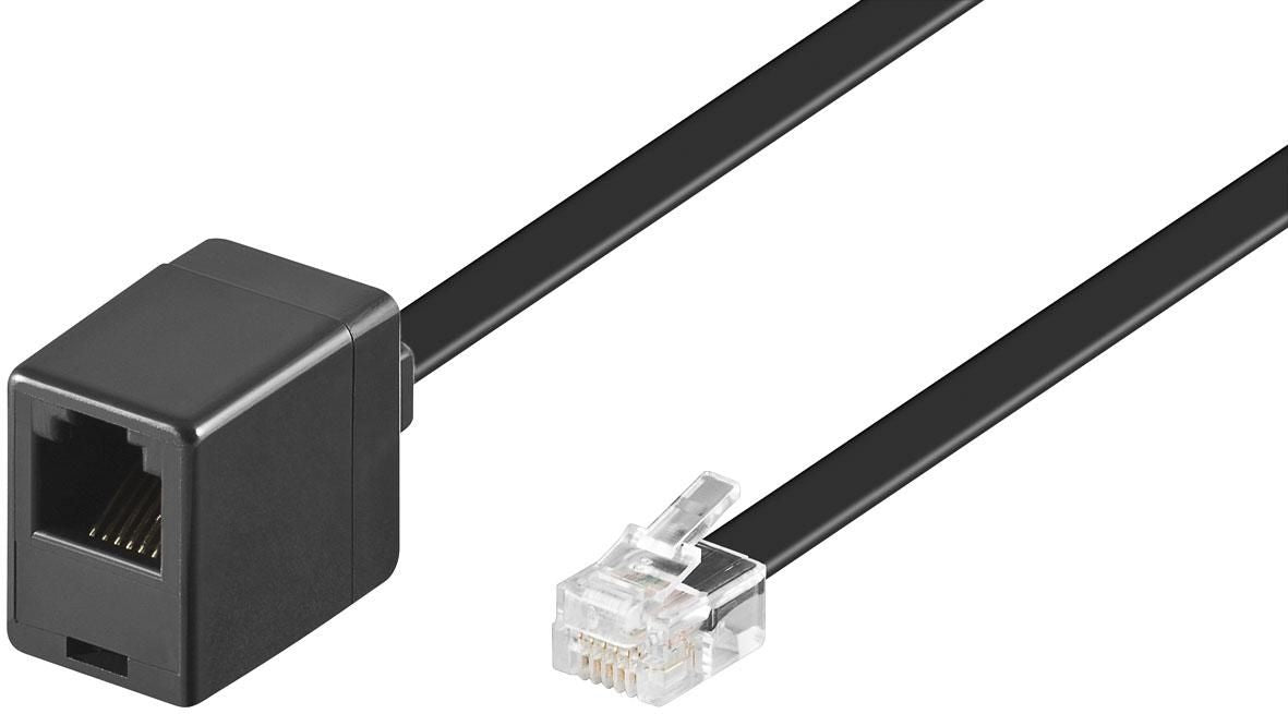 Microconnect MPK103FB telefonkablar 3 m Svart