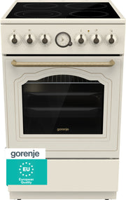 Gorenje GECS5B70CLI Fristående köksspis Elektrisk Keramisk Beige