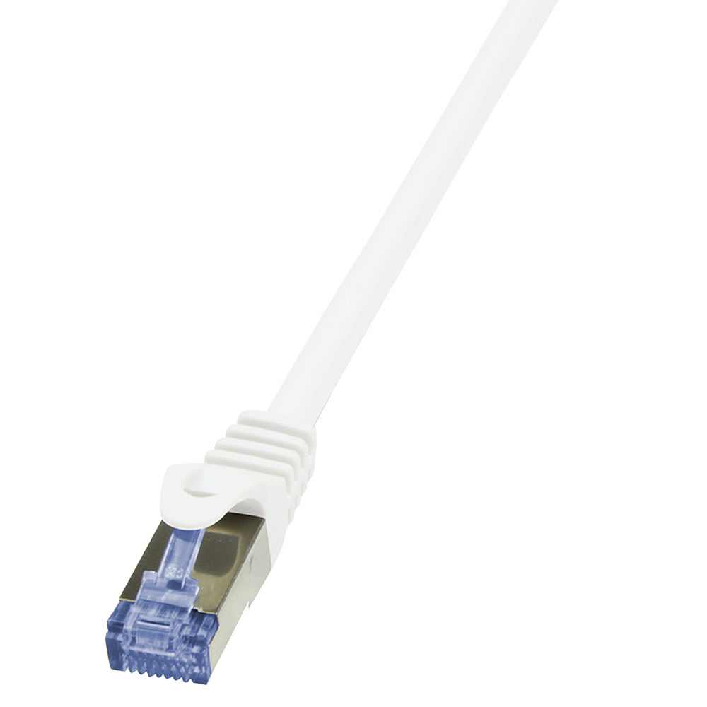 LogiLink 15m Cat.6A 10G S/FTP nätverkskablar Vit Cat6a S/FTP (S-STP)